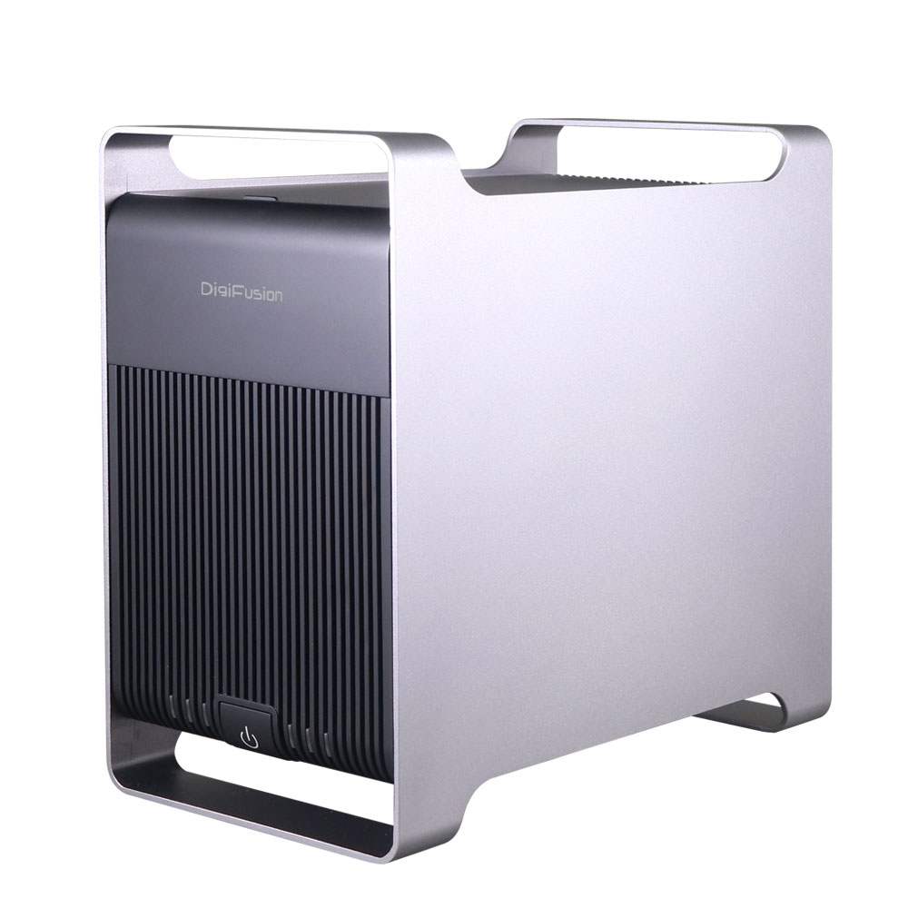 伽利略 USB3.2 Gen1+eSATA 5層抽取式 RAID 硬碟外接盒 全鋁+磁吸面板