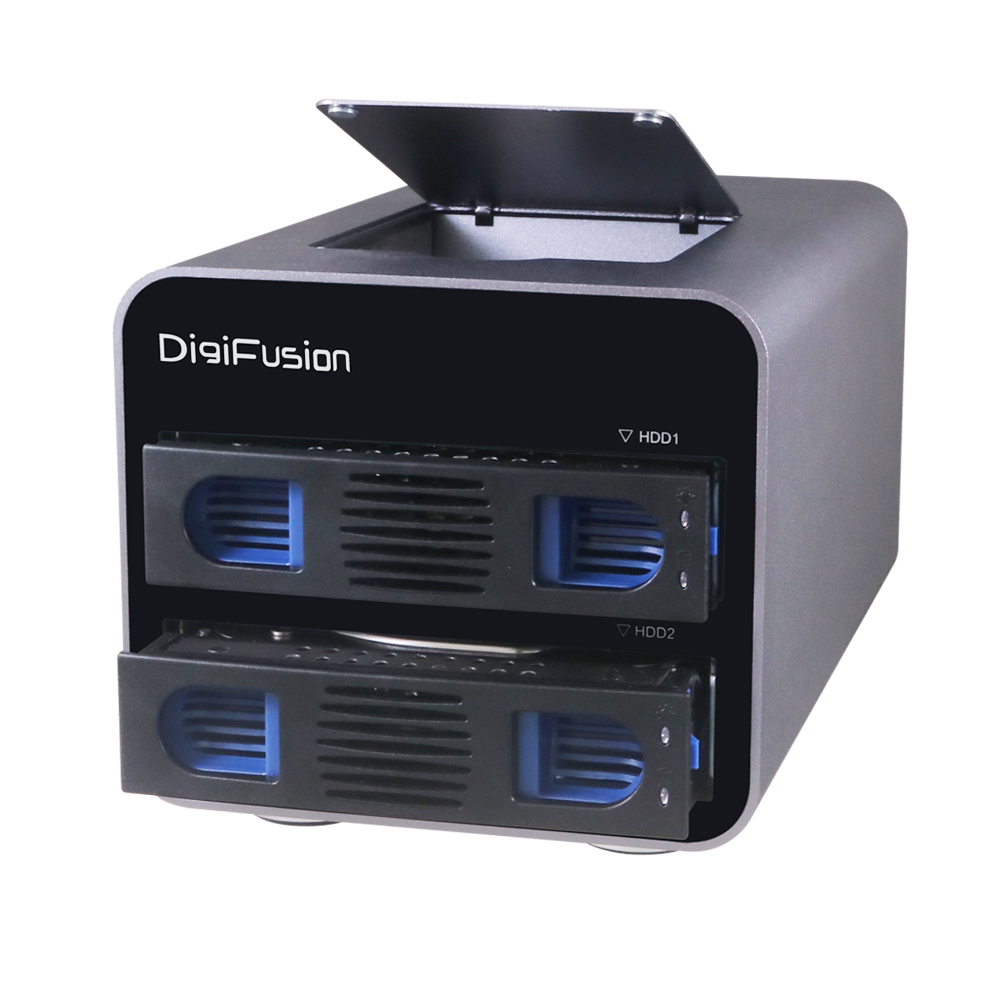 伽利略 USB3.2 10Gbps 4槽混合(NVMe+SATA硬碟) 陣列外接盒