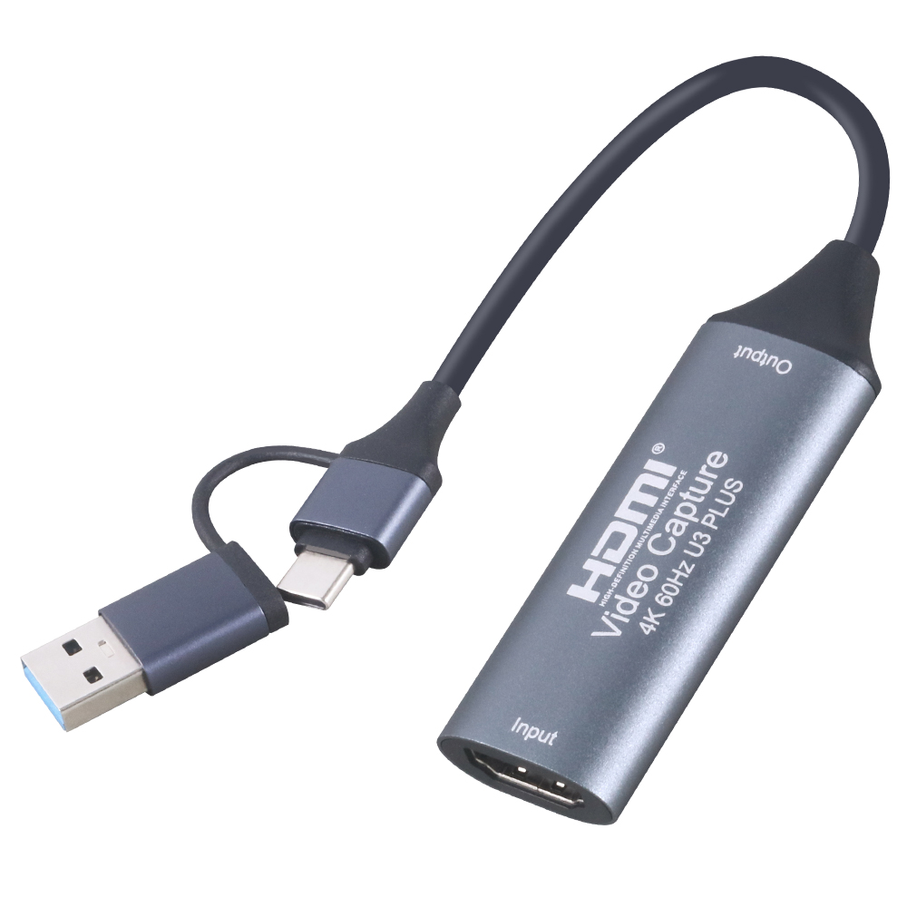 伽利略 USB3.2 5G TypeC+A HDMI 4K60Hz 影音擷取器