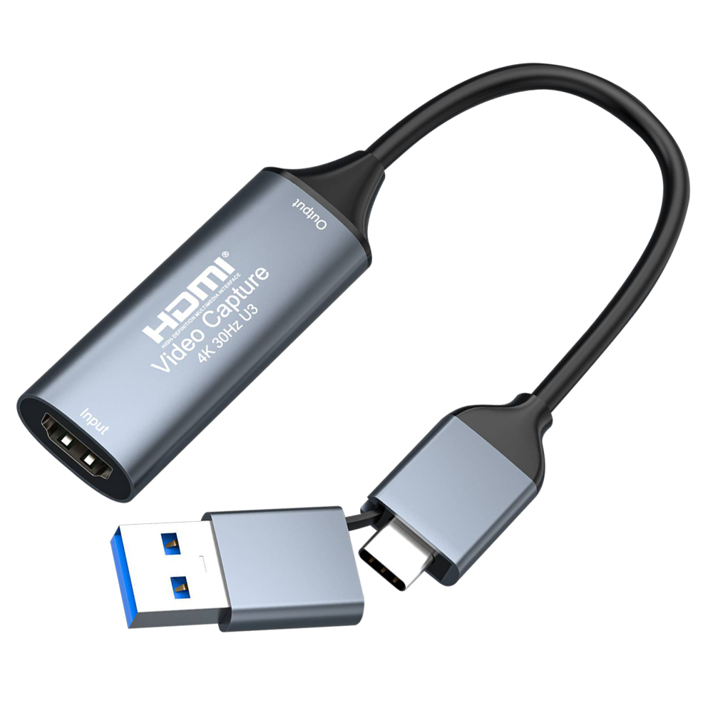 伽利略 USB3.2 Gen1 TypeC+A HDMI 影音擷取器 1080p 60Hz