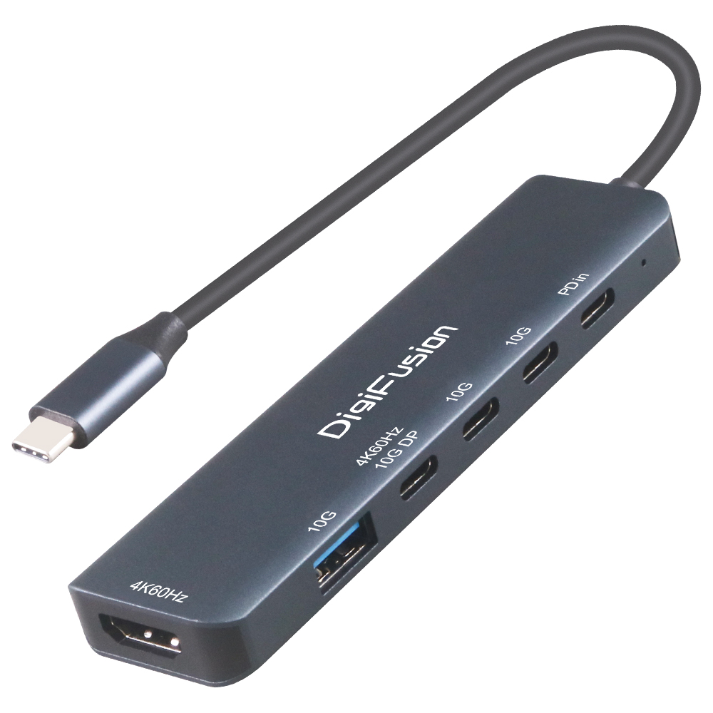 伽利略 USB-C 6in1 雙顯示輸出多功能集線器