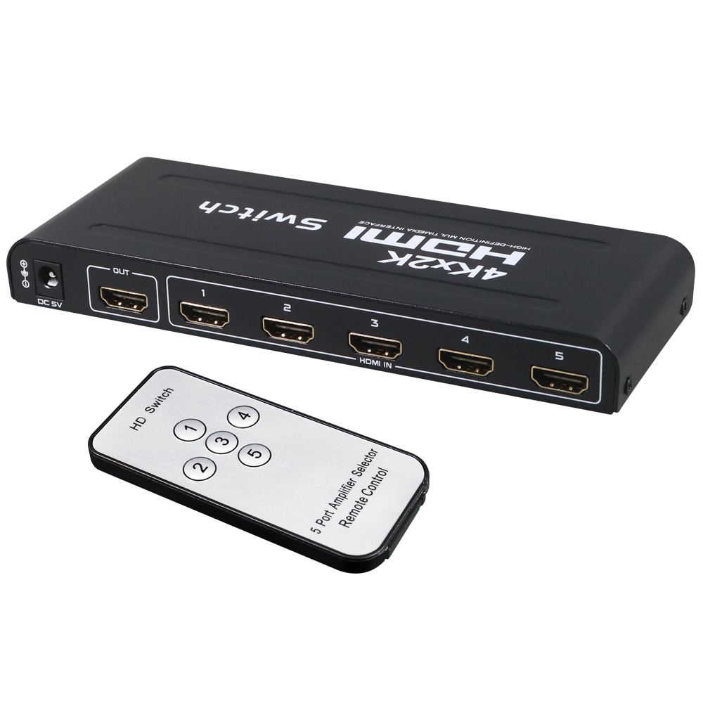 伽利略 HDMI 影音切換器 5進1出