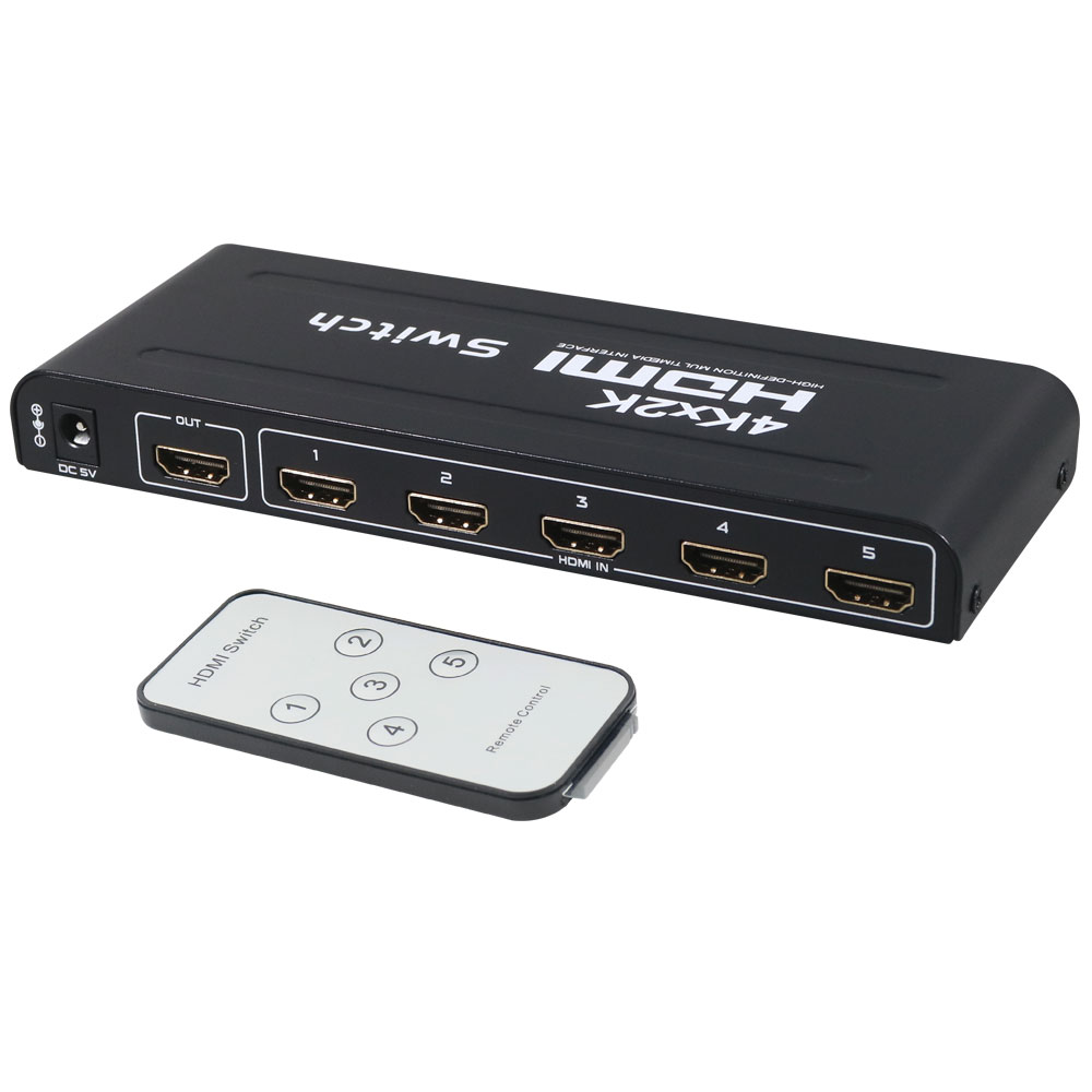 伽利略 HDMI 影音切換器 5進1出