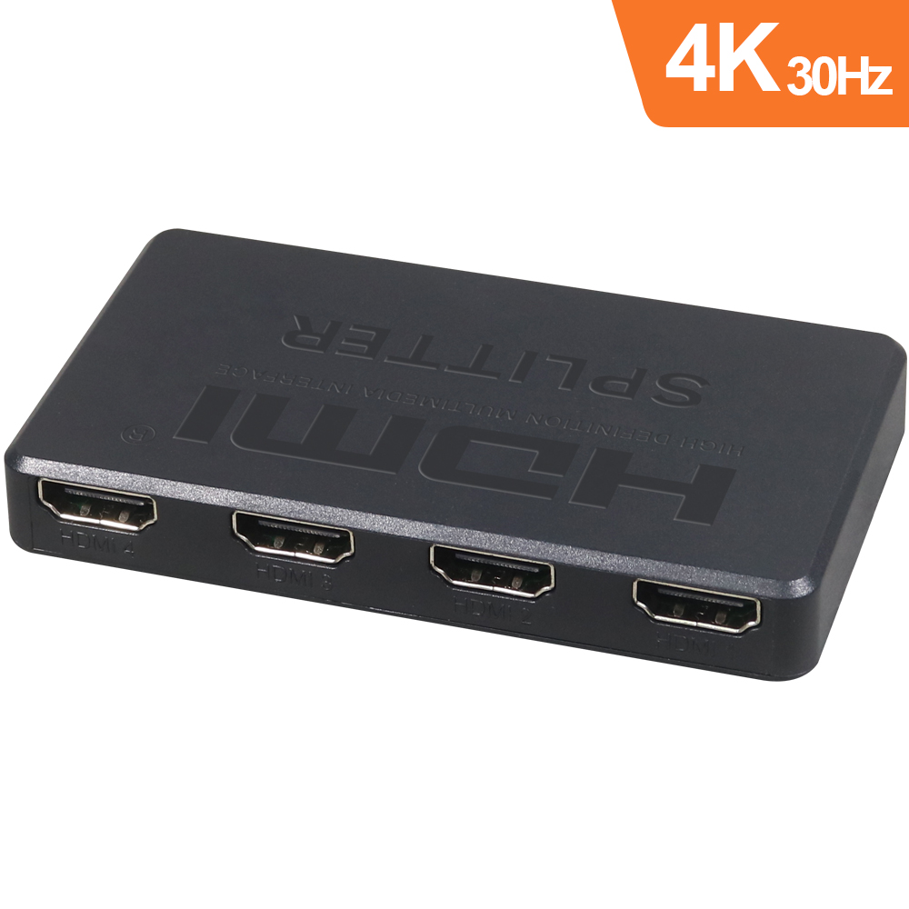 伽利略 HDMI 4K2K影音分配器 1進4出 塑殼