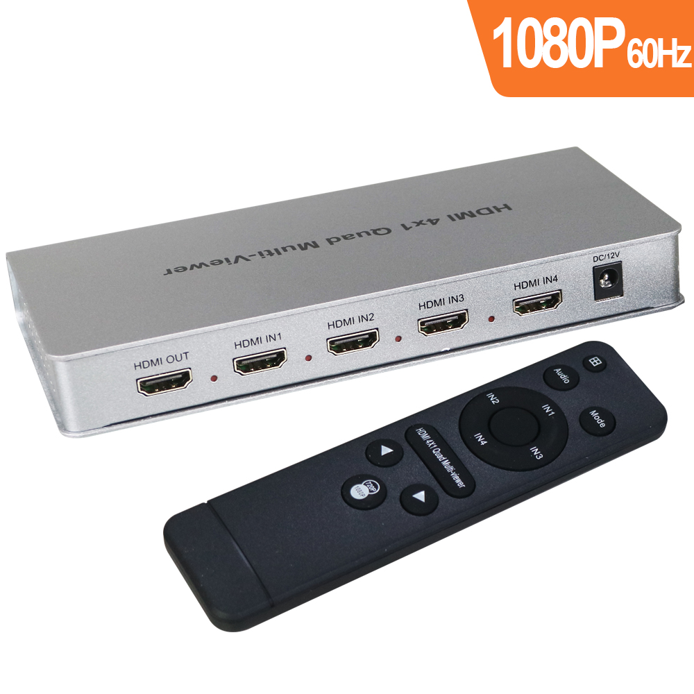 伽利略 HDMI 4進1出 影音分割器