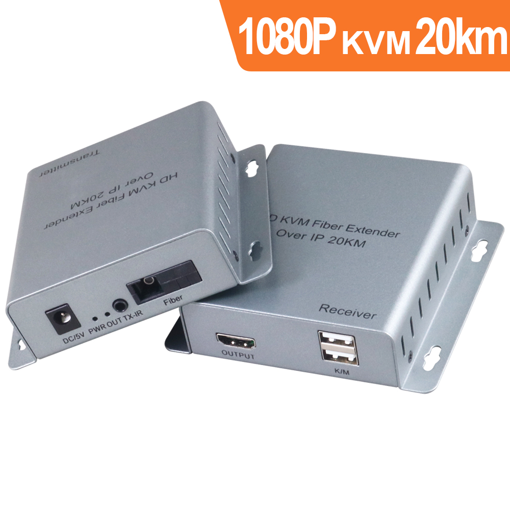 伽利略 HDMI KVM 20km 光纖延伸器