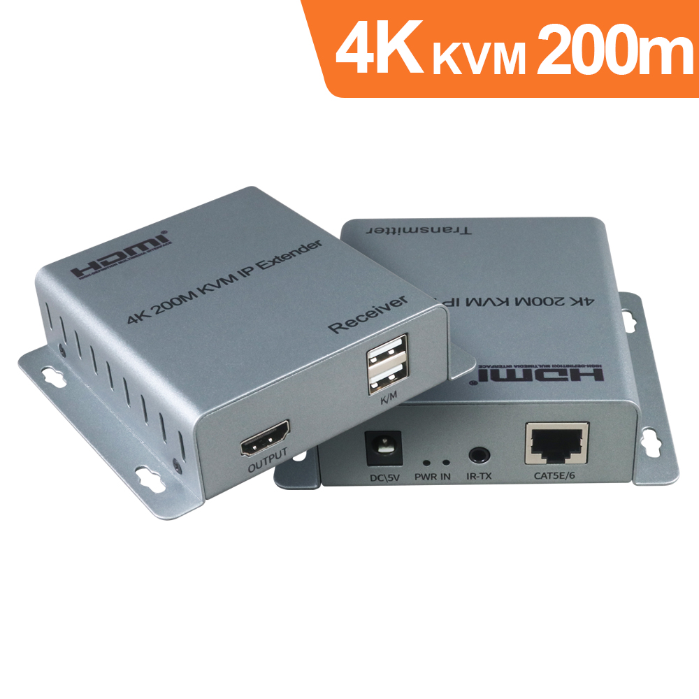 伽利略 HDMI 4K KVM IP 延伸器 200m