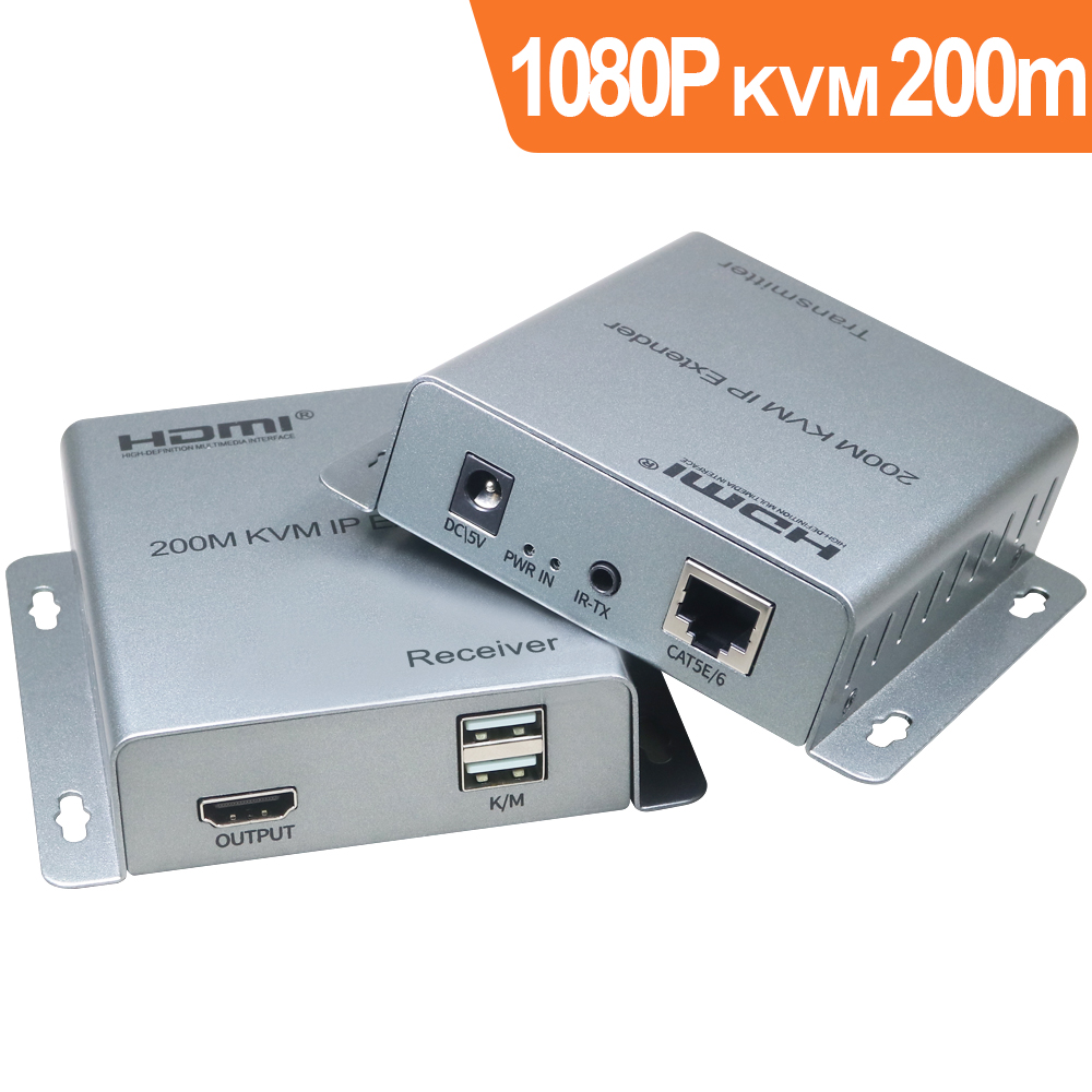 伽利略 HDMI KVM IP 延伸器 200m
