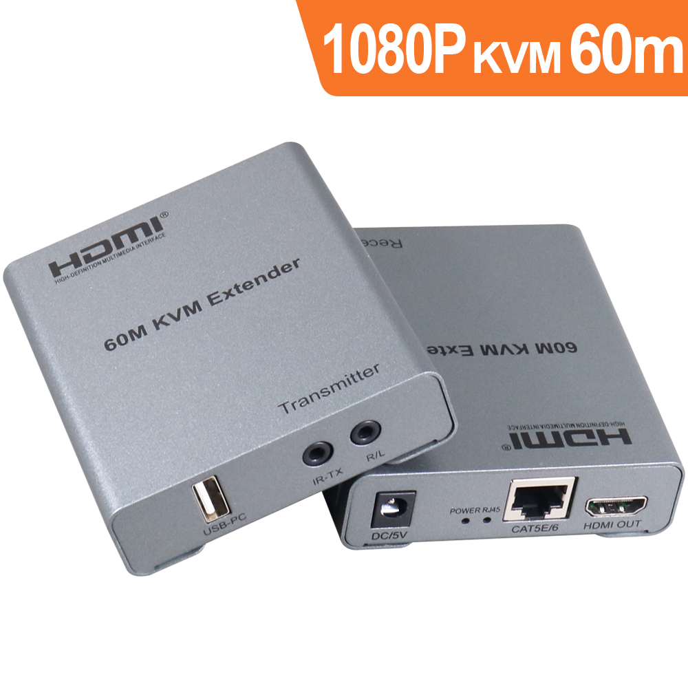 伽利略 HDMI 1080P KVM 延伸器 60m