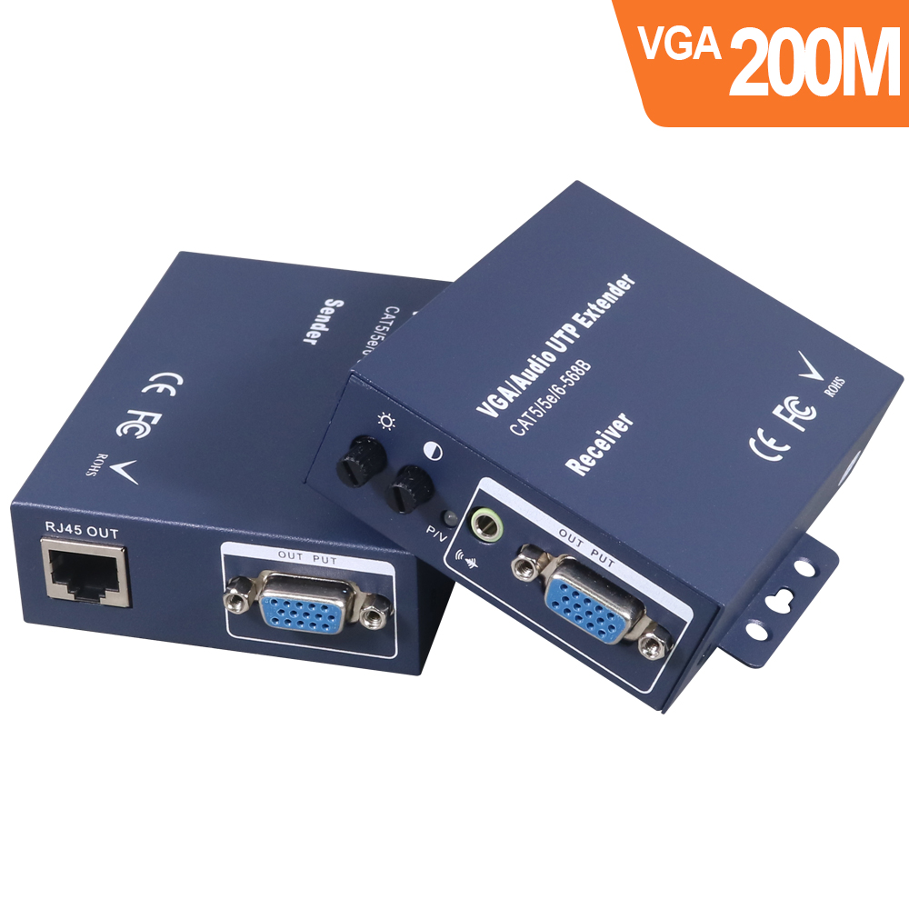 伽利略 VGA/Audio 延伸器 200m (不含網路線)