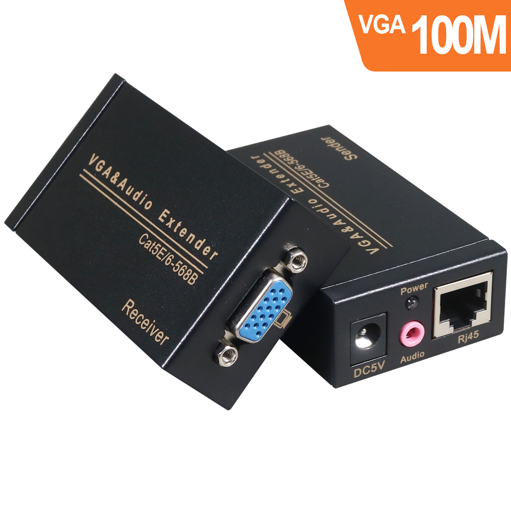 伽利略 VGA/Audio 延伸器 100m (不含網路線)