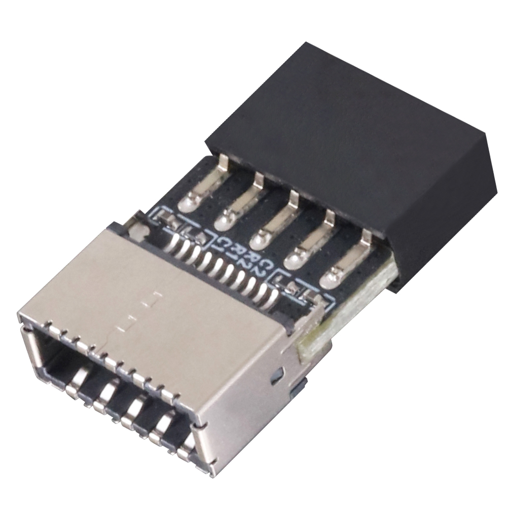 伽利略 USB2.0 9pin to Type-E (20pin) 轉板